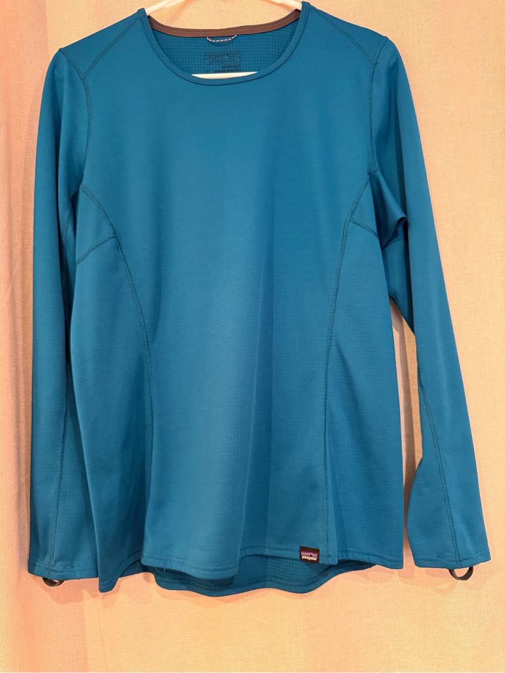 Patagonia Capilene Baselayer Long Sleeve Top in Teal Blue size m women’s